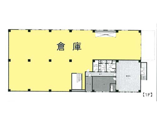 食品仓库平面图的模板