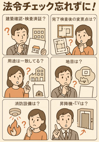 あとで困らないために…法令チェック!