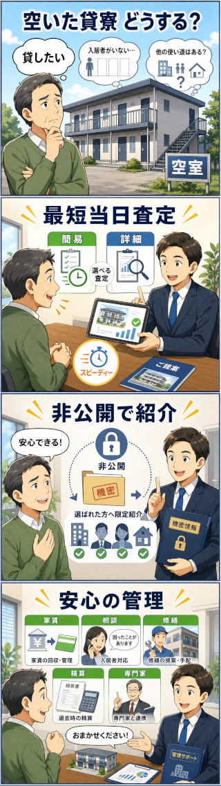 求む！貸寮！