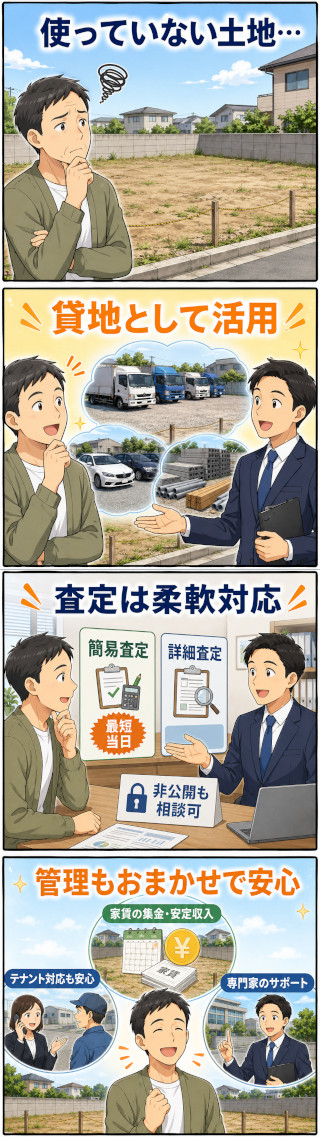 貸地査定が人気