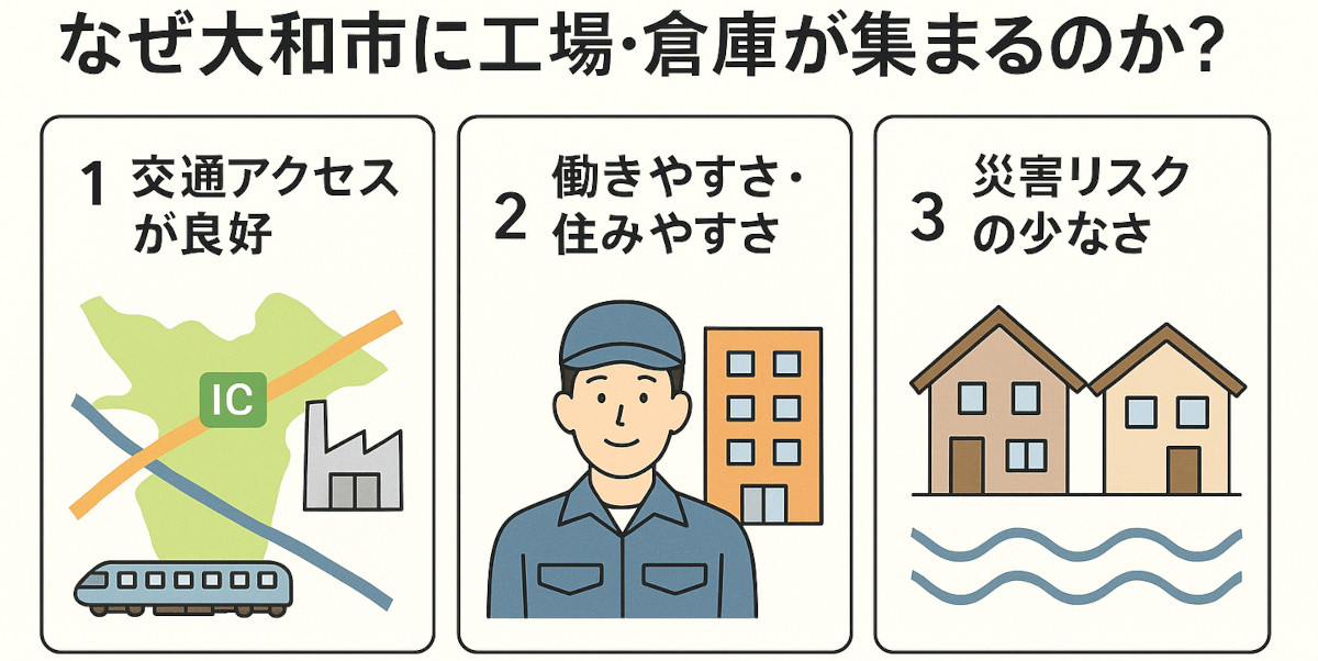 大和市の貸工場・貸倉庫ガイド