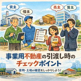 事業用不動産の引渡し