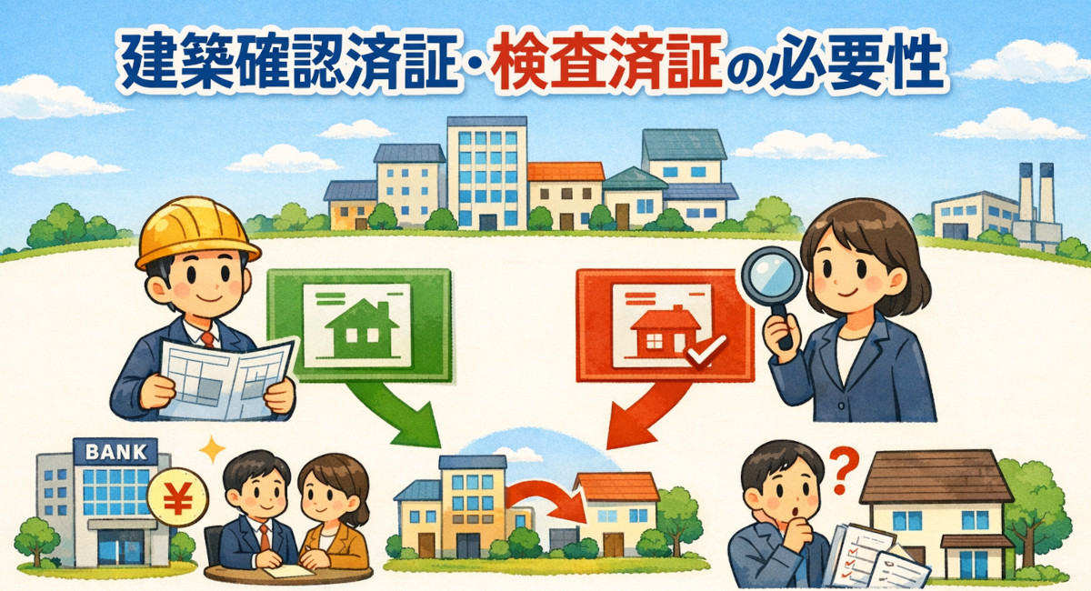 事業用不動産取引のきほん】建築確認済証・検査済証の必要性 | 事業用 