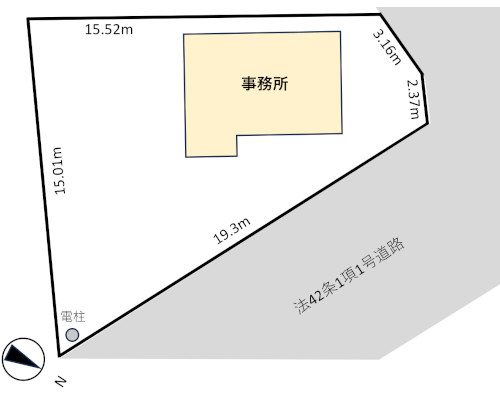 相模原市中央区 JR相模線番田駅の売事務所画像(2)
