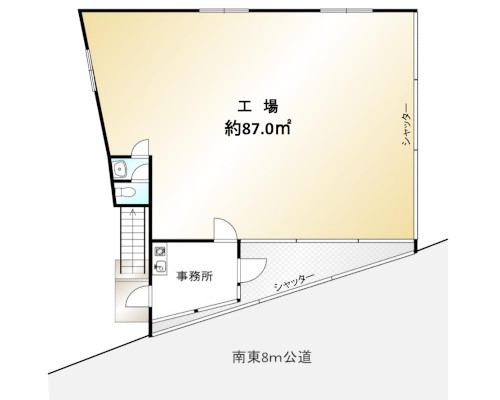日高市 JR川越線武蔵高萩駅の売工場画像(1)