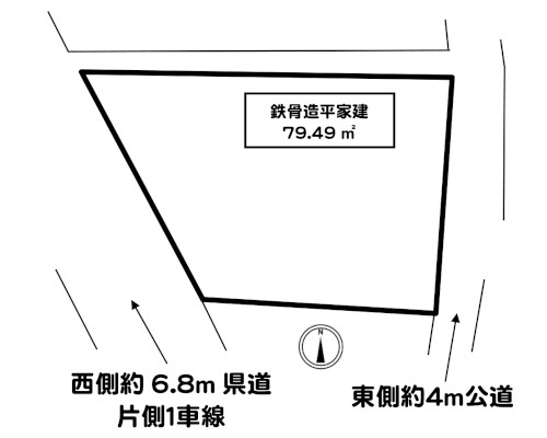 入間郡越生町 JR八高線・東武越生線越生駅の売倉庫画像(1)
