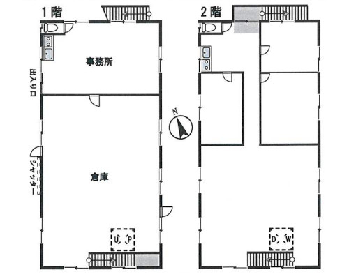 児玉郡神川町 JR八高線丹荘駅の売倉庫画像(2)