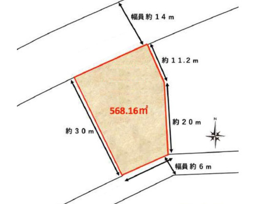 木更津市 JR内房線袖ケ浦駅の売事業用地画像(1)
