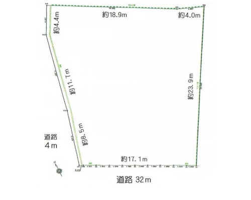 千葉市中央区 京成千原線学園前駅の売事業用地画像(2)
