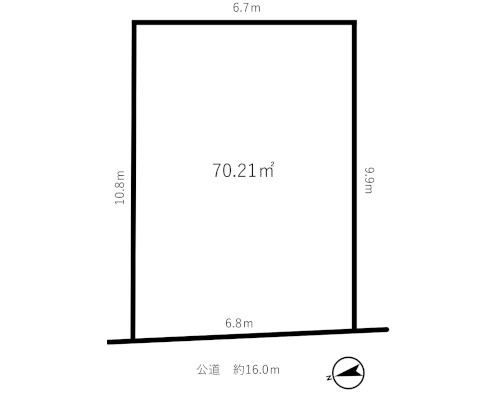 習志野市 京成本線実籾駅の売事業用地画像(1)