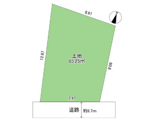 川崎市高津区 JR南武線久地駅の売事業用地画像(2)