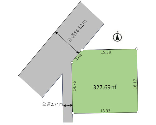 相模原市中央区 JR横浜線矢部駅の売事業用地画像(2)