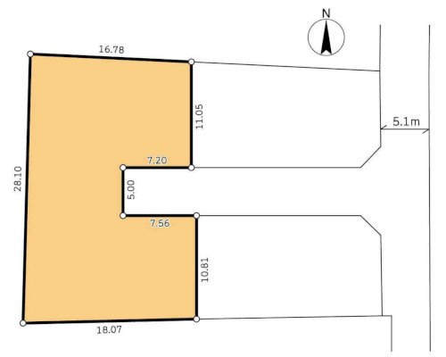 厚木市 小田急小田原線本厚木駅の売事業用地画像(1)