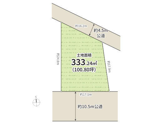 相模原市緑区 JR横浜線相原駅の売事業用地画像(1)