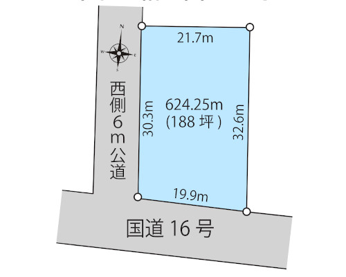 春日部市 東武野田線藤の牛島の売事業用地画像(1)