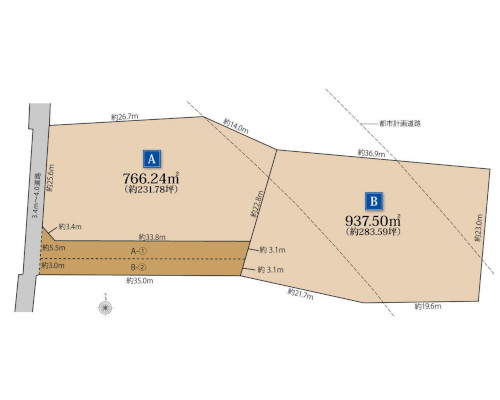 所沢市 西武新宿線航空公園駅の売事業用地画像(2)