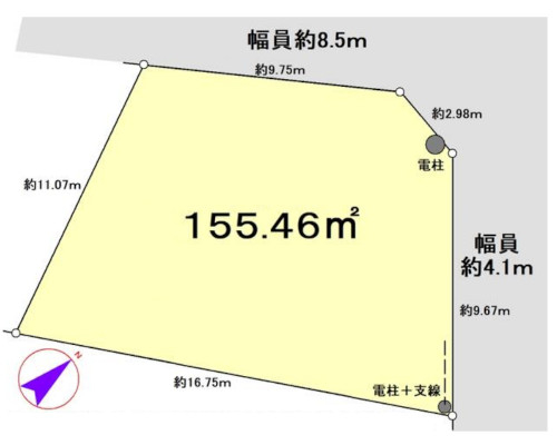 所沢市 西武狭山線下山口駅の売事業用地画像(2)