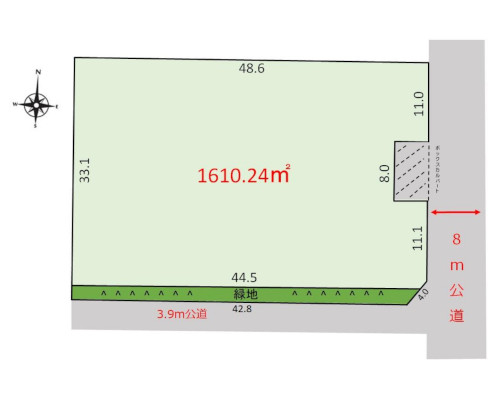 越谷市 JR武蔵野線吉川駅の売事業用地画像(2)