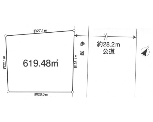 入間郡三芳町 東武東上線みずほ台駅の売事業用地画像(1)