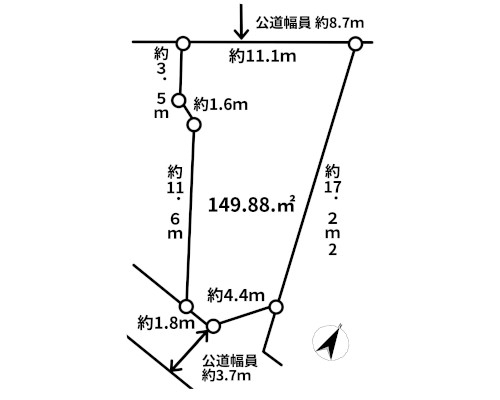 墨田区 東武亀戸線東あずま駅の売事業用地画像(1)