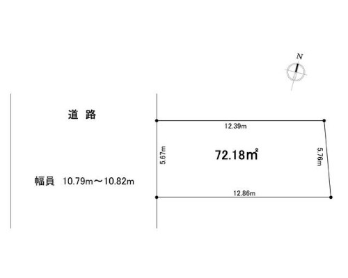 葛飾区 JR常磐線金町駅の売事業用地画像(2)