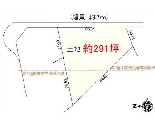 福生市 JR青梅線福生駅の売事業用地画像(2)