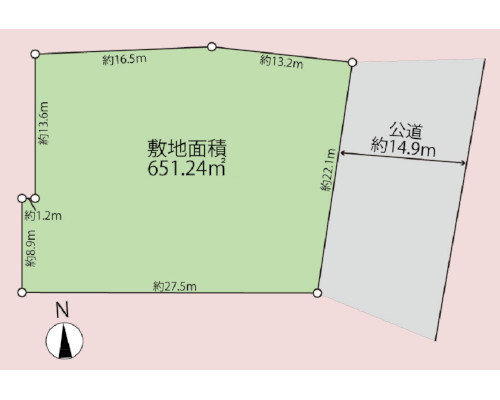 足立区 東武伊勢崎線谷塚駅の売事業用地画像(1)