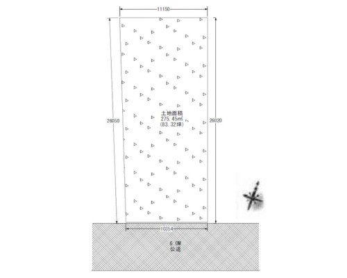 足立区 日暮里・舎人ライナー谷在家駅の売事業用地画像(2)