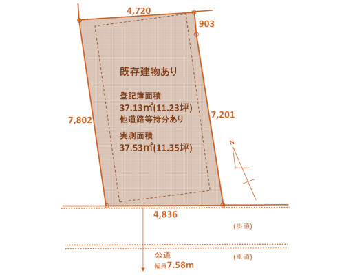 武蔵野市 JR中央線・西武多摩川線武蔵境駅の売事業用地画像(1)