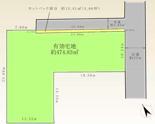 江東区 東京メトロ東西線南砂町駅の売事業用地画像(2)