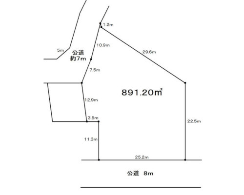 国立市 JR南武線谷保駅の売事業用地画像(2)