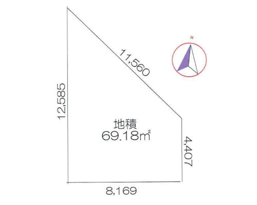 江戸川区 JR総武線新小岩駅の売事業用地画像(2)