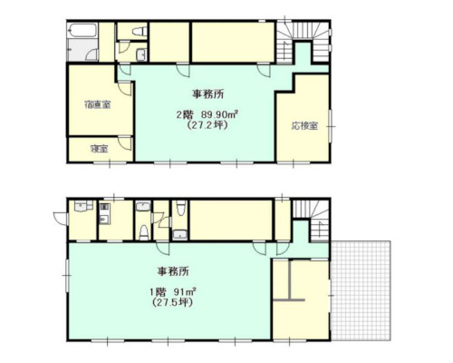 四街道市 JR総武本線四街道駅の貸事務所画像(2)