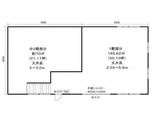 千葉市花見川区 京成本線八千代台駅の貸倉庫画像(2)