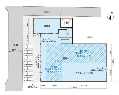 松戸市 北総鉄道北総線東松戸駅の貸倉庫画像(2)