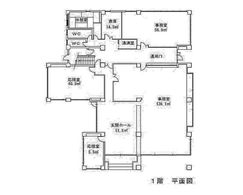 愛甲郡愛川町 小田急小田原線本厚木駅の貸事務所画像(1)