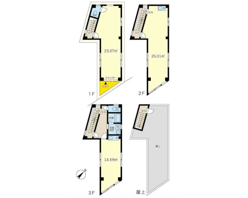横浜市港北区 東急東横線日吉駅の貸事務所画像(2)