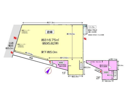 横浜市港北区 横浜市高速鉄道1号線・3号線新羽駅の貸倉庫画像(3)