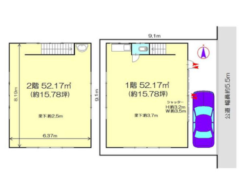 横浜市港北区 横浜市営地下鉄ブルーライン北新横浜駅の貸工場・貸倉庫画像(2)