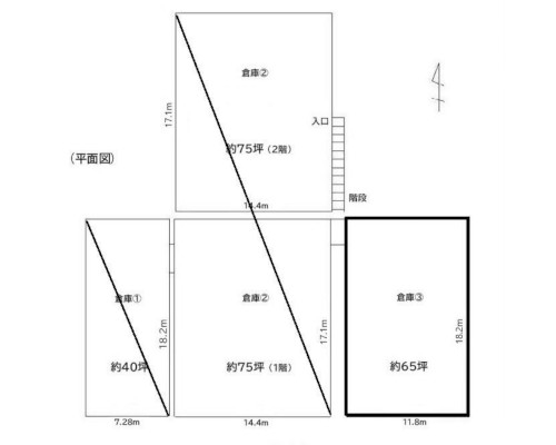 厚木市 小田急小田原線本厚木駅の貸倉庫画像(4)