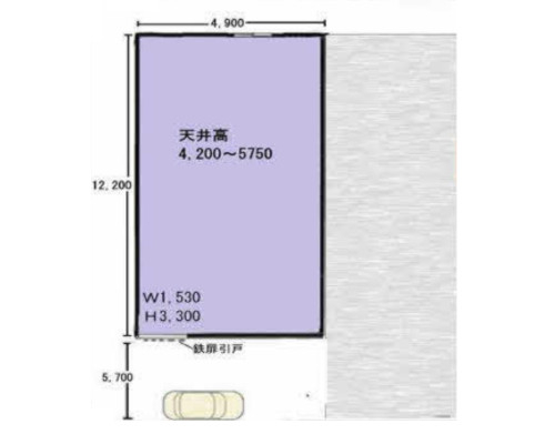 横浜市港北区 東急東横線綱島駅の貸工場・貸倉庫画像(3)