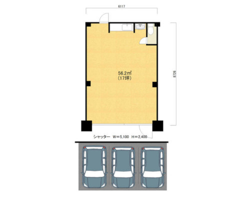横浜市都筑区 JR横浜線鴨居駅の貸倉庫画像(2)