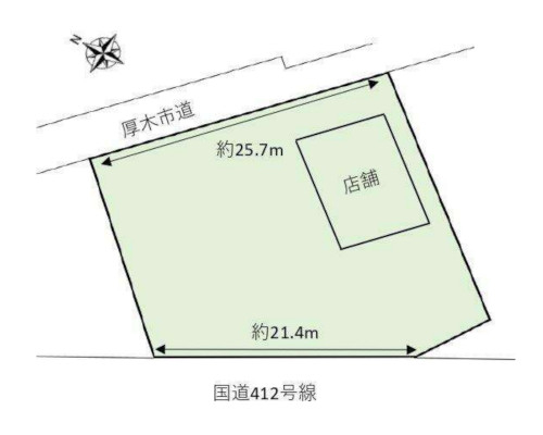 厚木市 小田急小田原線本厚木駅の貸店舗画像(1)