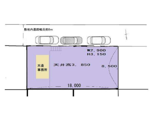 横浜市都筑区 JR横浜線鴨居駅の貸工場・貸倉庫画像(2)