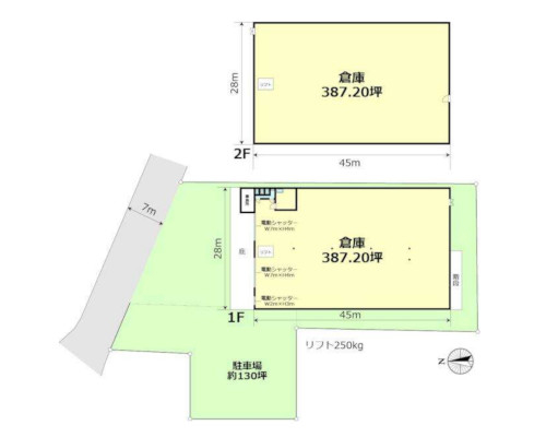 八潮市 JR武蔵野線新三郷駅の貸倉庫画像(4)