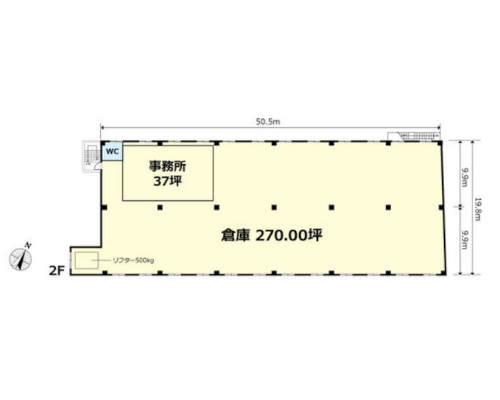 狭山市 西武池袋線稲荷山公園駅の貸倉庫画像(3)