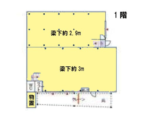 川越市 西武新宿線本川越駅の貸倉庫画像(1)