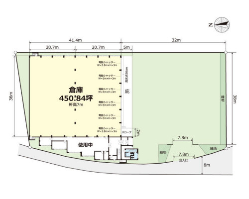 鶴ヶ島市 東武東上線若葉駅の貸倉庫画像(2)