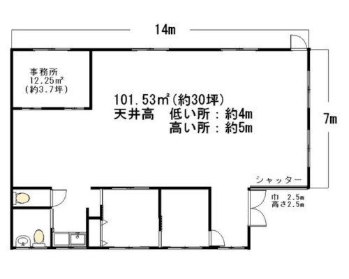 越谷市 東武伊勢崎線大袋駅の貸倉庫画像(2)