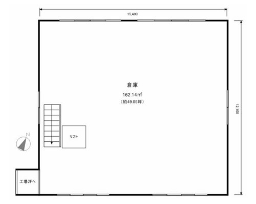 川越市 東武東上線上福岡駅の貸倉庫画像(2)